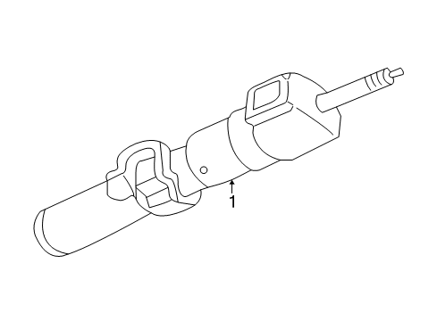 1999 GMC C3500 Steering Column, Steering Wheel & Trim Diagram