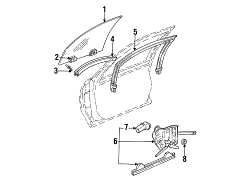 1998 Chevy Monte Carlo Front Door Diagram