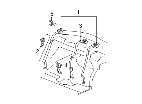 2009 Chevy Malibu Seat Belt Diagram