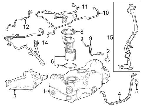 2024 Chevy Trax Harness Diagram for 42827814