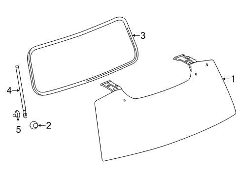 2017 GMC Yukon Lift Gate Diagram