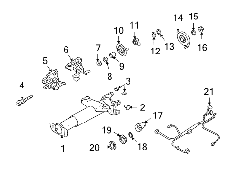 2007 Chevy Impala Housing & Components Diagram
