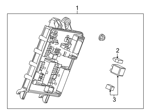 2012 Cadillac SRX Fuse & Relay Diagram