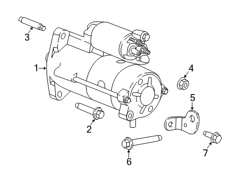 2022 Chevy Equinox Starter Diagram