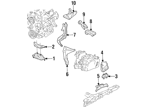 2000 Chevy Lumina Engine Mounting Diagram