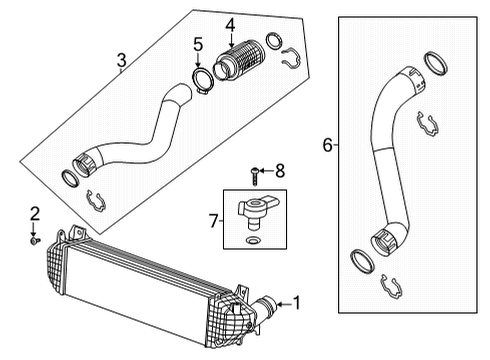 2022 Cadillac CT5 Intercooler Diagram