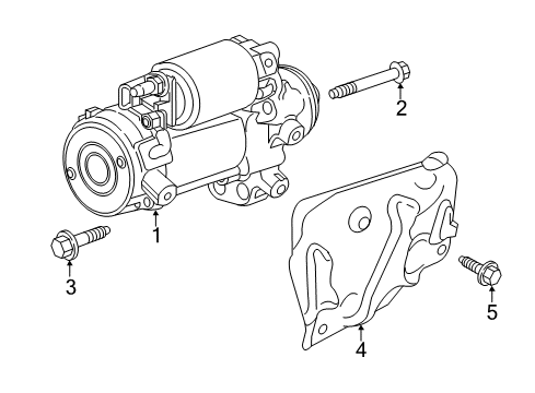 2017 Cadillac CTS Starter Diagram