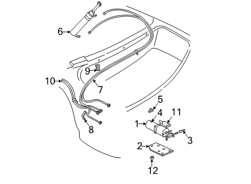 1999 Chevy Camaro Convertible Top Diagram