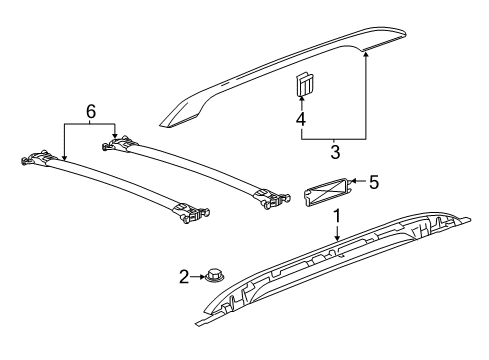 2017 Chevy Equinox Luggage Carrier Diagram