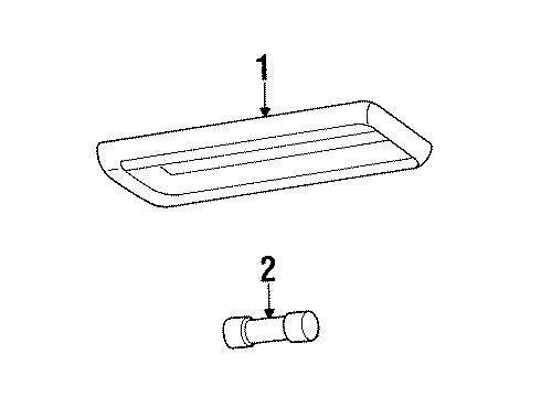 1989 Chevy K1500 Interior Trim - Cab Diagram 1 - Thumbnail