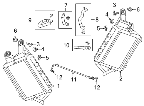 2019 Cadillac CT6 Connector Pipe Diagram for 84435788