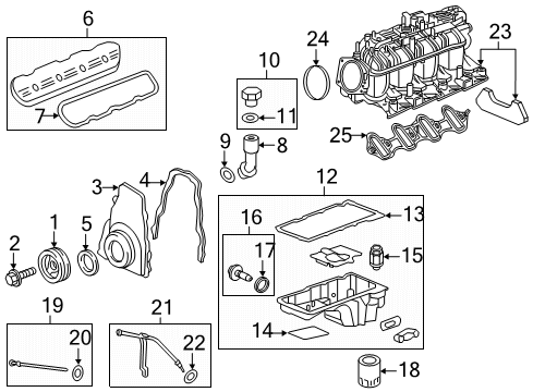 2016 Chevy Silverado 2500 HD Intake Manifold Diagram