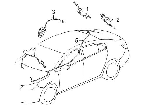 2012 Buick LaCrosse Antenna & Radio Diagram