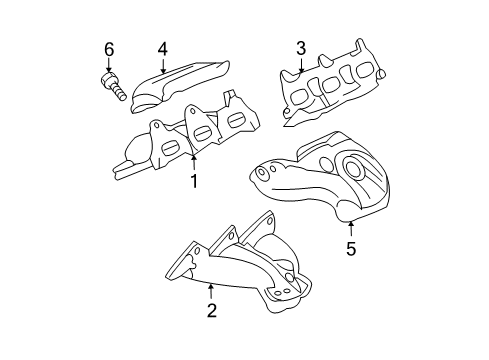 2012 GMC Acadia Exhaust Manifold Diagram