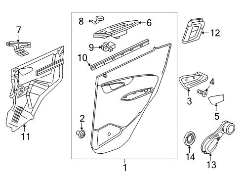 2017 Chevy Spark Front Door Diagram