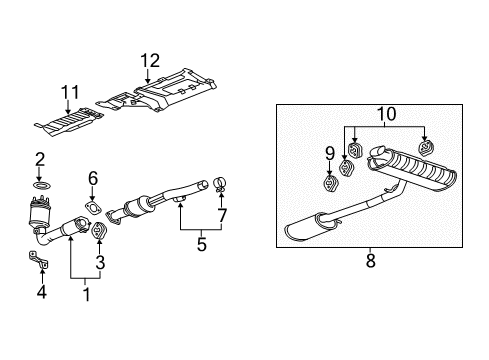 2017 Chevy Equinox Exhaust Components Diagram