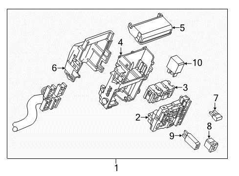 2017 Chevy Impala Fuse Box Diagram for 84089163