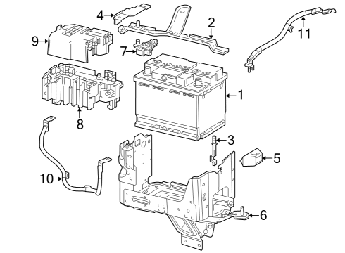 2023 Cadillac LYRIQ Battery Diagram