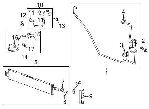 2018 Chevy Traverse Trans Oil Cooler Diagram