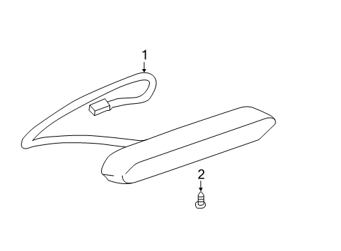 2013 Chevy Spark High Mount Lamps Diagram