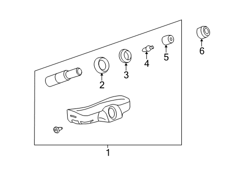 2007 Saturn Outlook Tire Pressure Monitoring Diagram