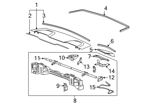 2006 Pontiac G6 Stowage Compartment Diagram