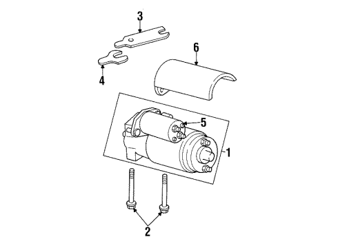 1990 GMC C3500 Starter Diagram