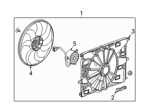 2024 Chevy Trailblazer Cooling Fan Diagram