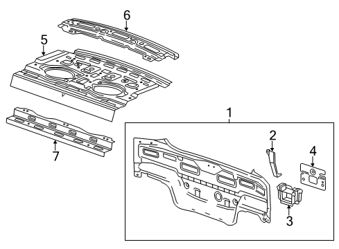 2017 Buick Verano Rear Body Diagram