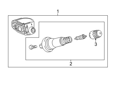 2020 Buick Regal TourX Tire Pressure Monitoring Diagram
