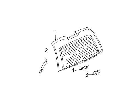 2004 Chevy Trailblazer Lift Gate Diagram
