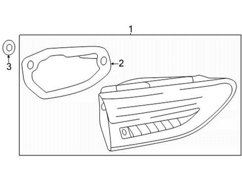 2021 Buick Envision Backup Lamps Diagram