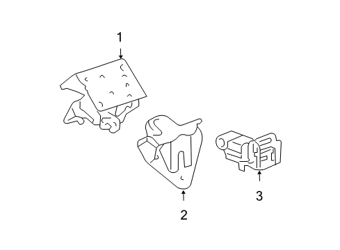 2012 Chevy Express 3500 Engine & Trans Mounting Diagram