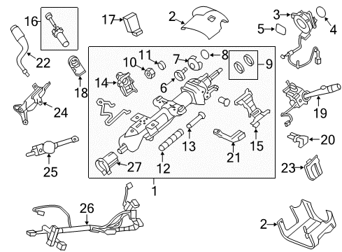 2014 Chevy Silverado 2500 HD Ignition Lock Diagram