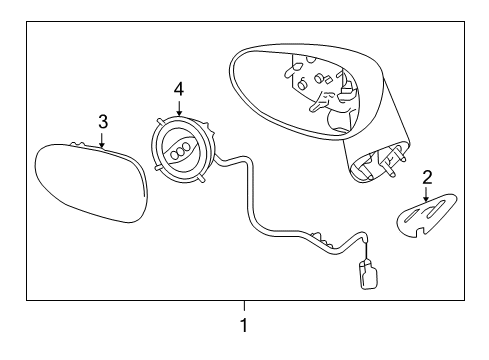 2007 Saturn Sky Mirrors Diagram
