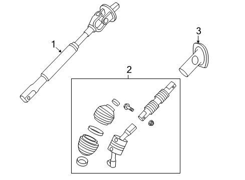 2013 Chevy Silverado 1500 Lower Steering Column Diagram