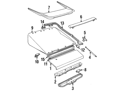 1991 Pontiac Firebird Lift Gate Diagram