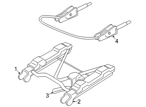 2000 Buick Regal Tracks & Components Diagram