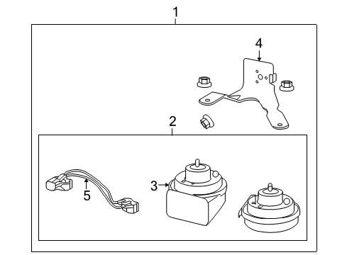 2012 Buick LaCrosse Horn Diagram