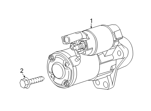 2022 GMC Canyon Starter Diagram