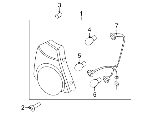 2010 Chevy Aveo5 Bulbs Diagram