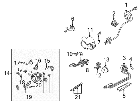 1999 Chevy Camaro Ignition Lock Diagram