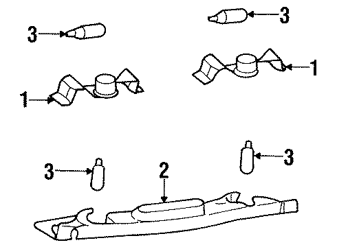 1999 Saturn SL2 License Lamps Diagram