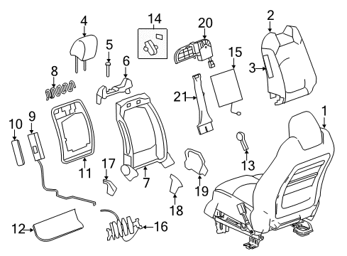 2012 GMC Acadia Heated Seats Diagram