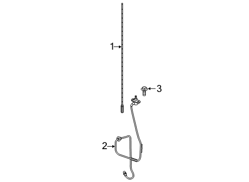 2023 Chevy Silverado 1500 Antenna & Radio Diagram