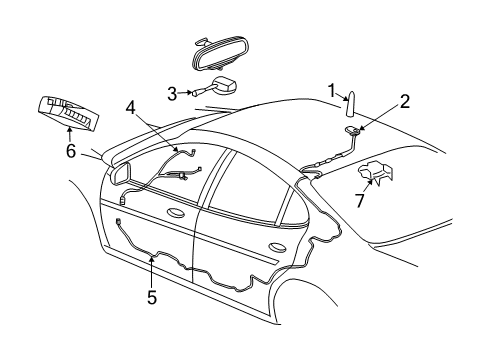 2007 Buick LaCrosse Navigation System Diagram