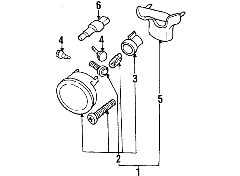 2002 Pontiac Grand Prix Bulbs Diagram