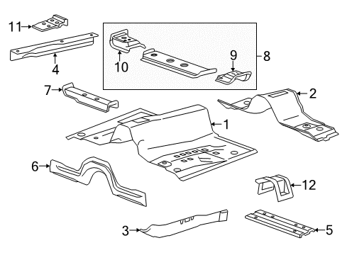 2014 Chevy Camaro Floor Diagram