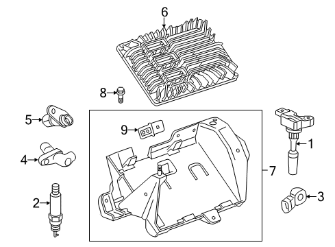 2017 Cadillac CTS Ignition System Diagram