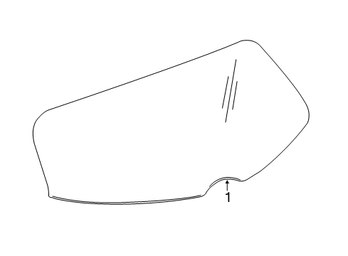 2022 Chevy Equinox Glass - Lift Gate Diagram
